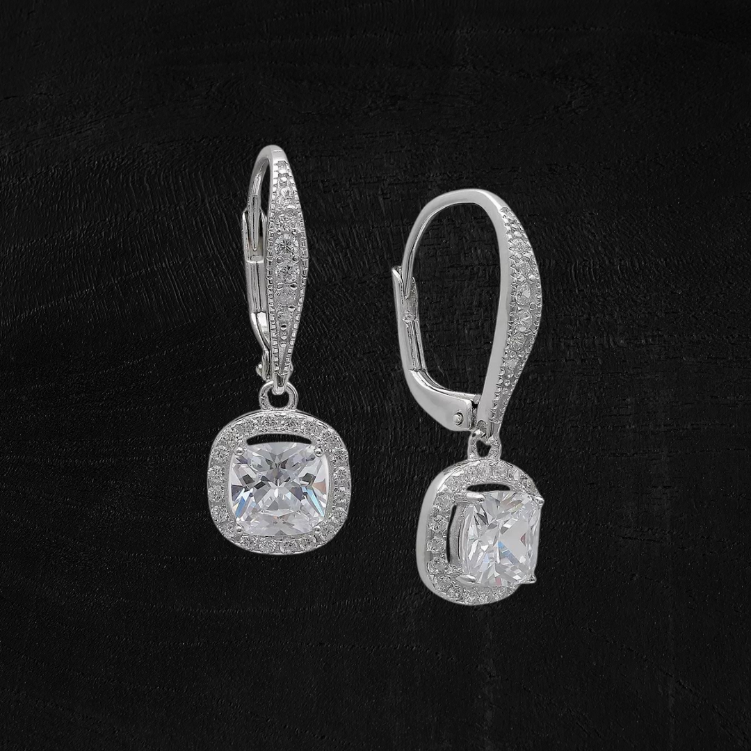 Affair to Remember Halo Drop Earrings