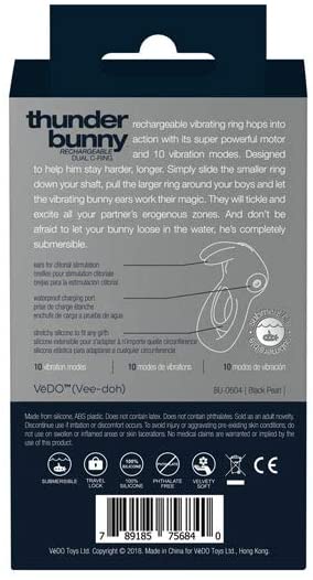 Thunder Bunny Rechargeable Vibrating Ring