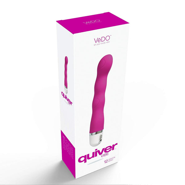 VeDO Quiver Mini Vibe Hot In Bed Pink Heart + Honey VeDO Quiver Mini Vibe Hot In Bed Pink Heart + Honey