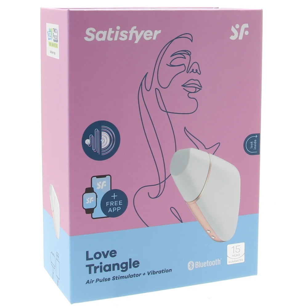 Love Triangle Air Pulse Stimulator + Vibration